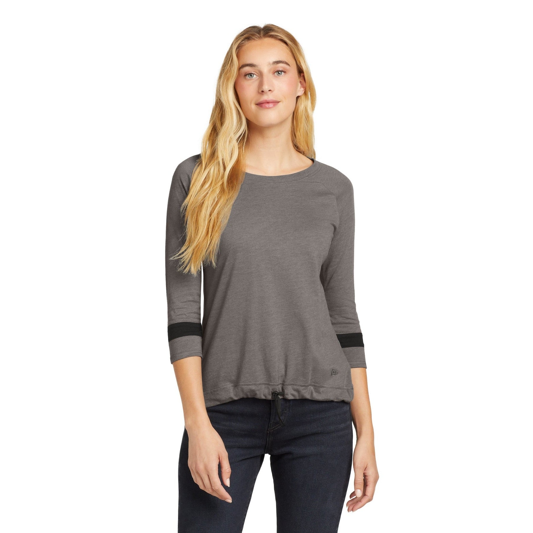 New Era-New Era ® Women's Tri-Blend 3/4-Sleeve Tee LNEA136-MedTech-3
